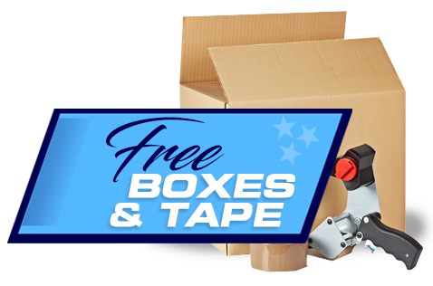 free boxes and tape